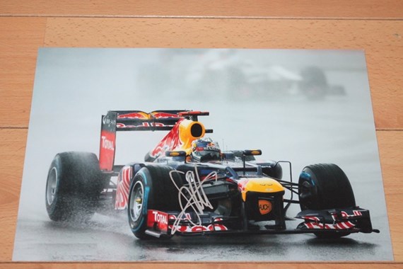 RED BULL SIGNED PICTURE