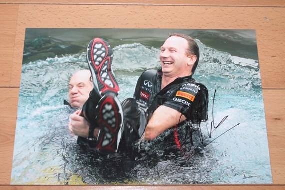 CHRISTIAN HORNER SIGNED PICTURE