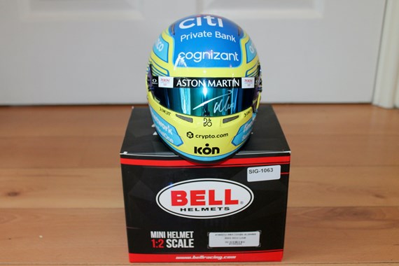 HAND SIGNED 1:2 SCALE HELMET