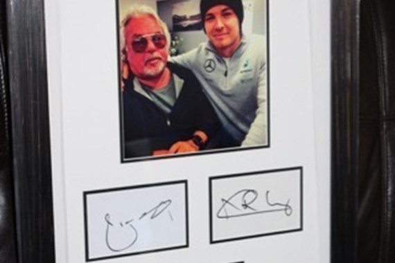 SIGNED FATHER AND SON PRESENTATION